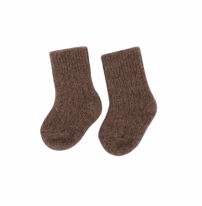 Yak Wool Socks - Light Brown