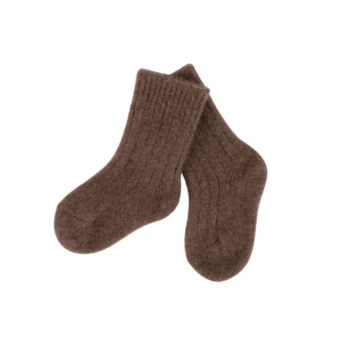 Yak Wool Socks - Light Brown