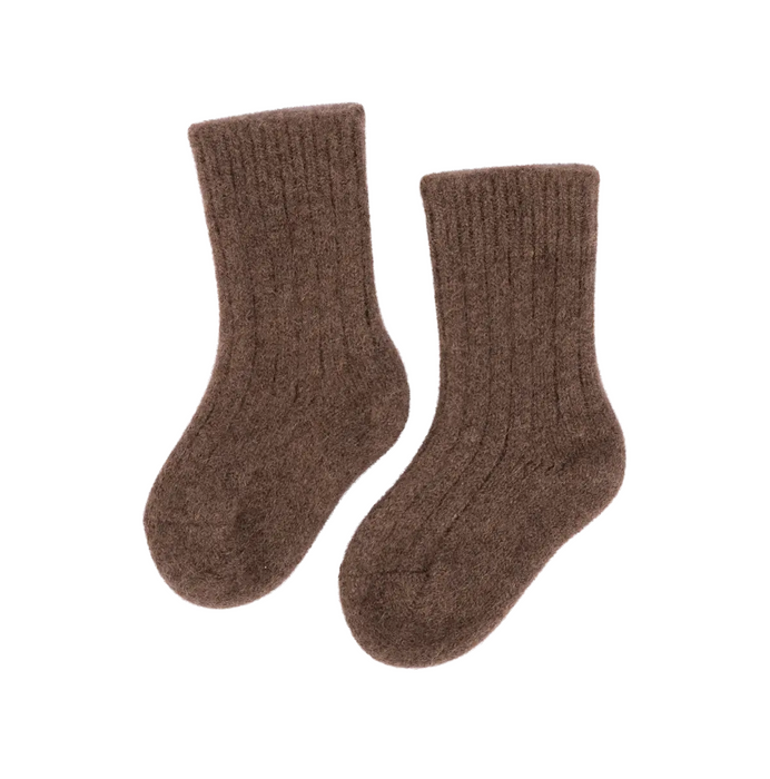 Yak Wool Socks - Light Brown