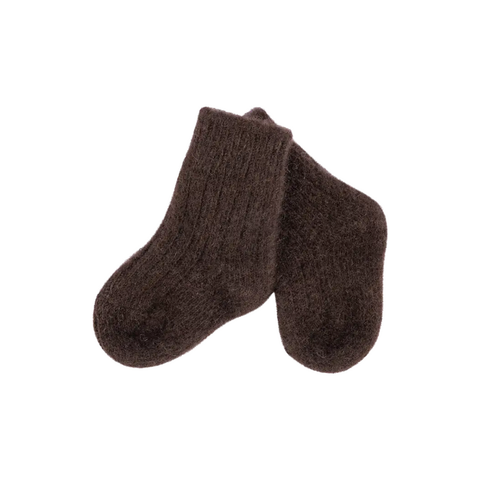 Yak Wool Socks - Chocolate Brown