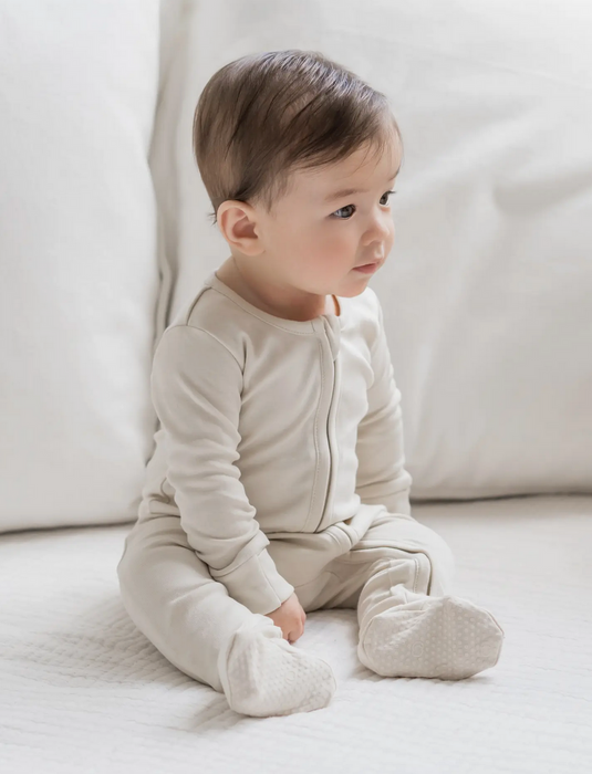 Peyton Zipper Sleeper - Natural