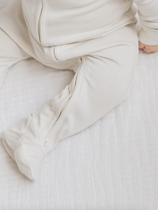 Peyton Zipper Sleeper - Natural