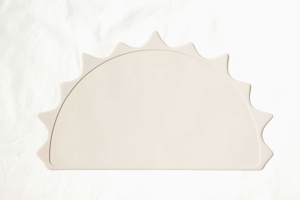 Sun Shape Silicone Placemat Nude