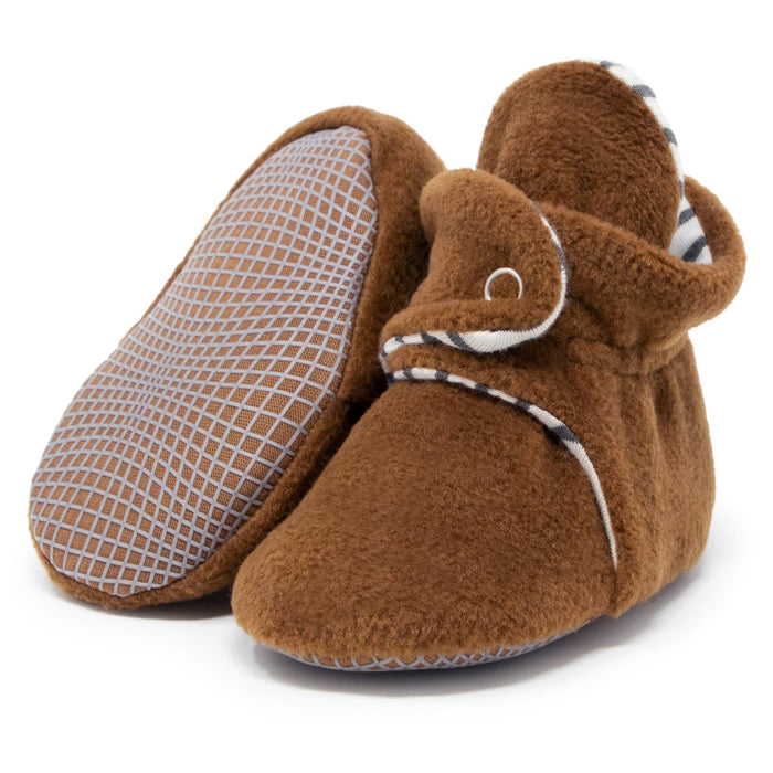 Organic Fleece Booties - Taba