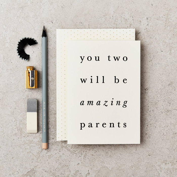 Amazing Parents Greeting Card