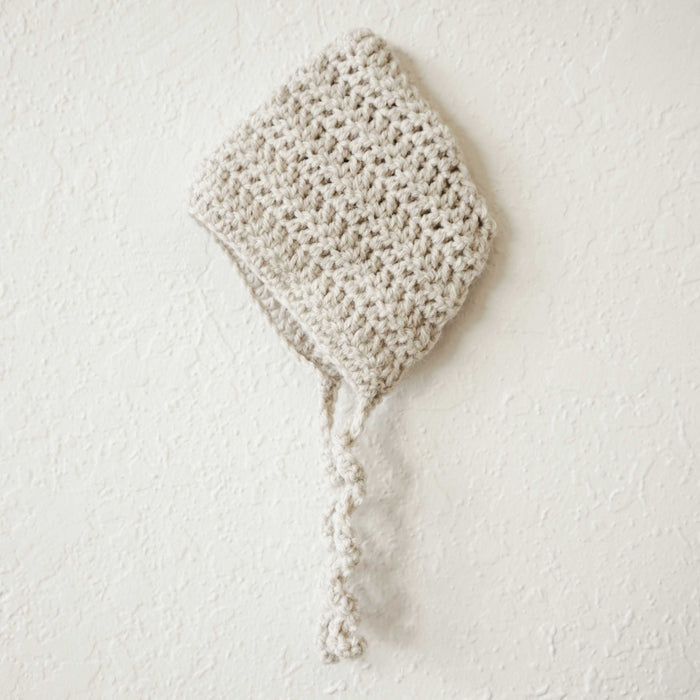 Ash Wool Blend Pixie Bonnet
