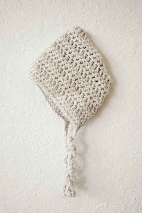 Ash Wool Blend Pixie Bonnet