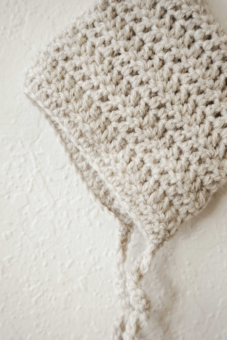 Ash Wool Blend Pixie Bonnet