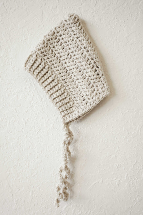 Ash Wool Blend Pixie Bonnet