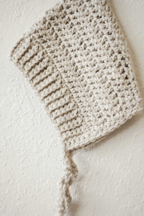 Ash Wool Blend Pixie Bonnet