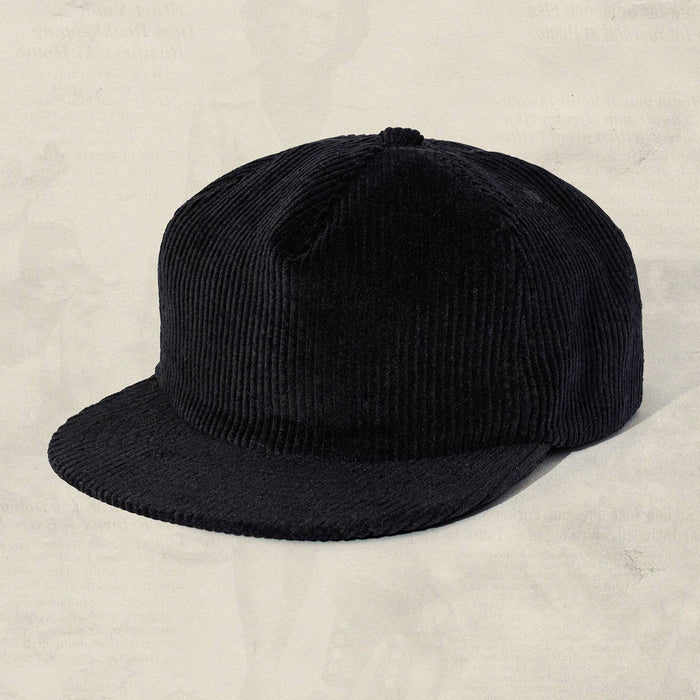 Kids Corduroy Field Trip Hat - Black