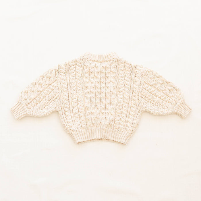 Cable Knit Sweater - Milk