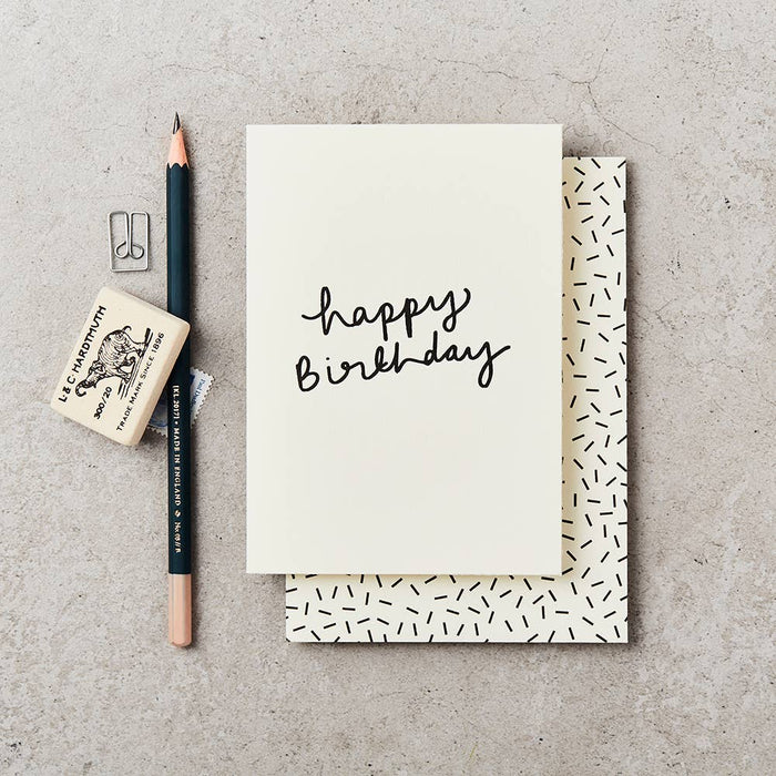 Happy Birthday Greeting Card