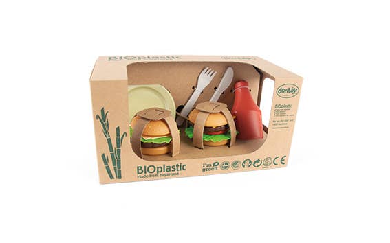 Burger Sustainable Bioplastic Playset