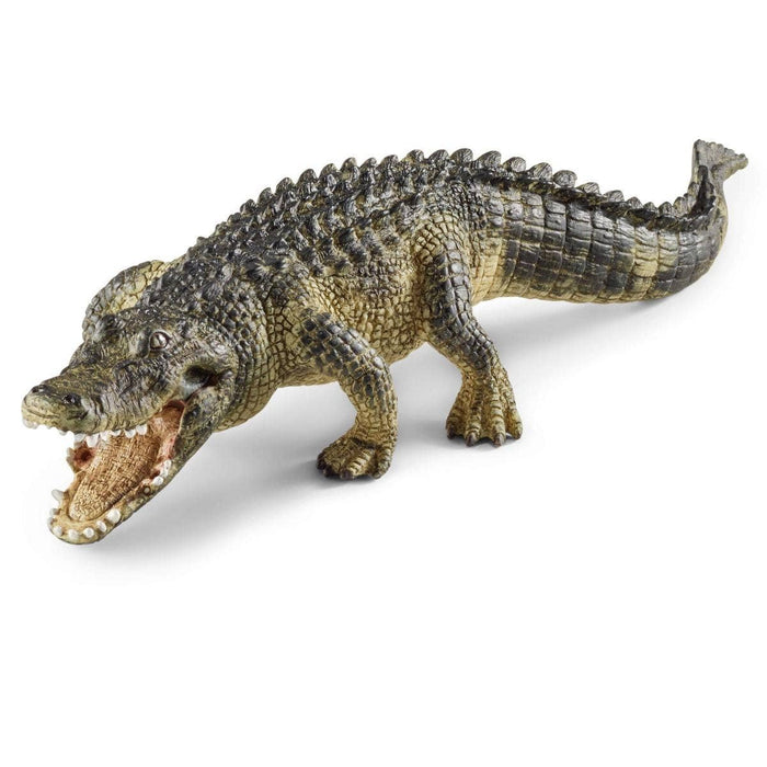 Alligator Figurine with Movable Jaw