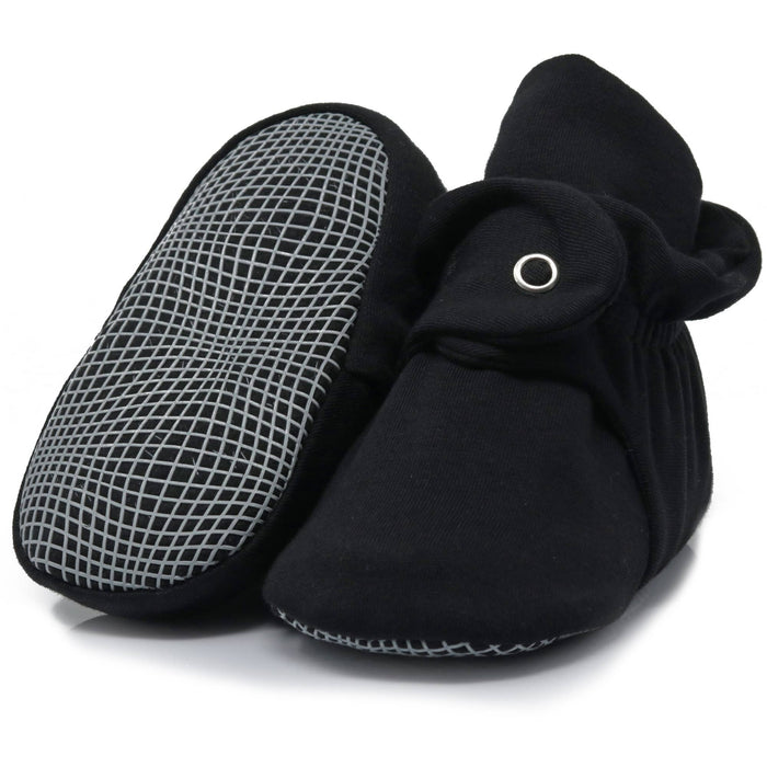 Organic Cotton Booties - Black