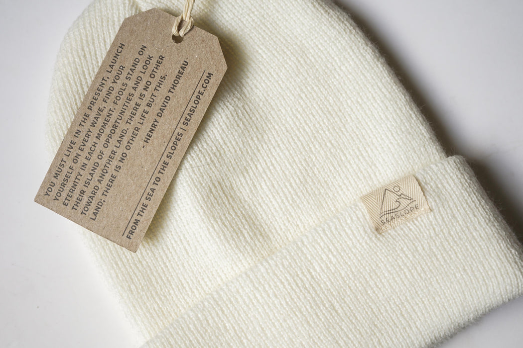 Knit Beanie- Dove