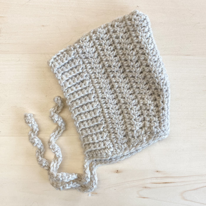 Ash Wool Blend Pixie Bonnet