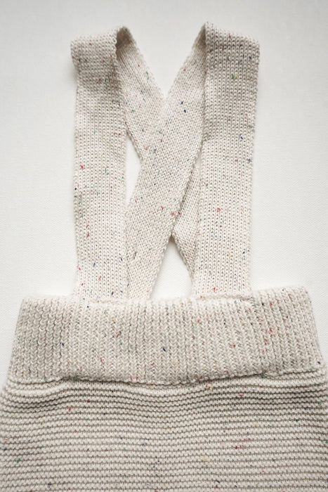 Knit Suspender Pants - Sprinkle