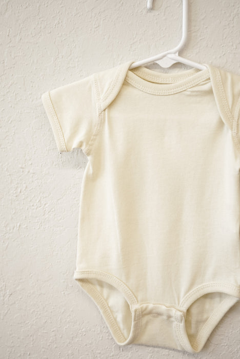 Basic Cotton Bodysuit- Butter