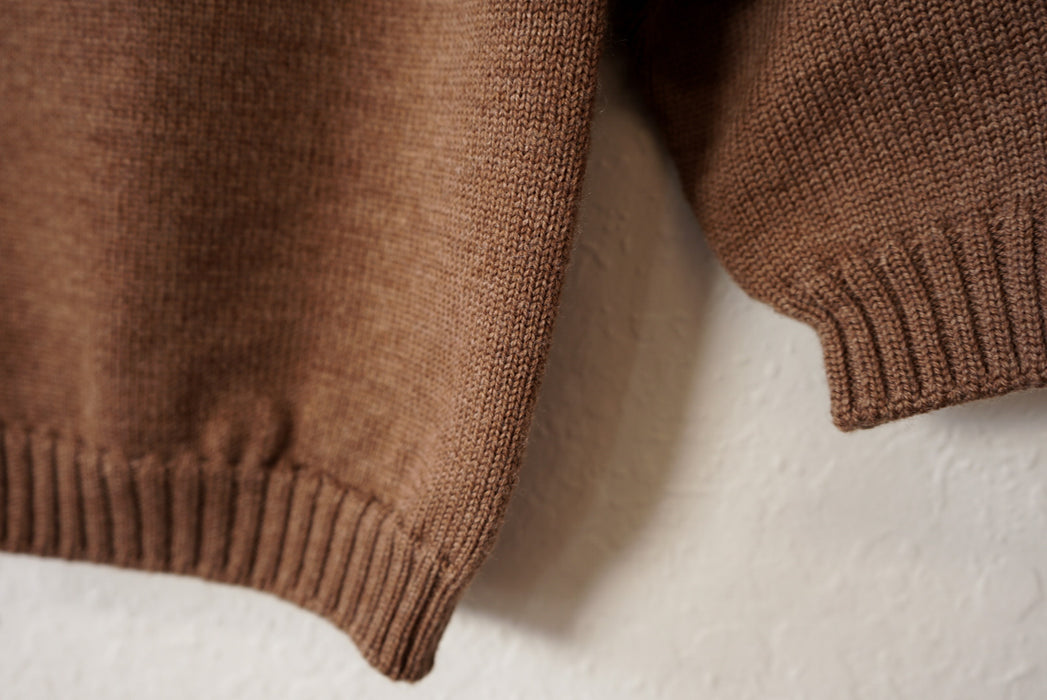 Georgette Merino Wool Knit Sweater - Mocha
