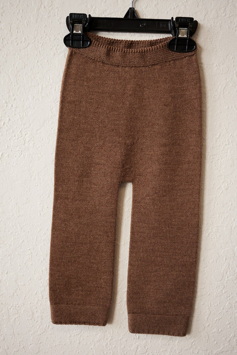 Guido Merino Wool Knit Pants - Mocha