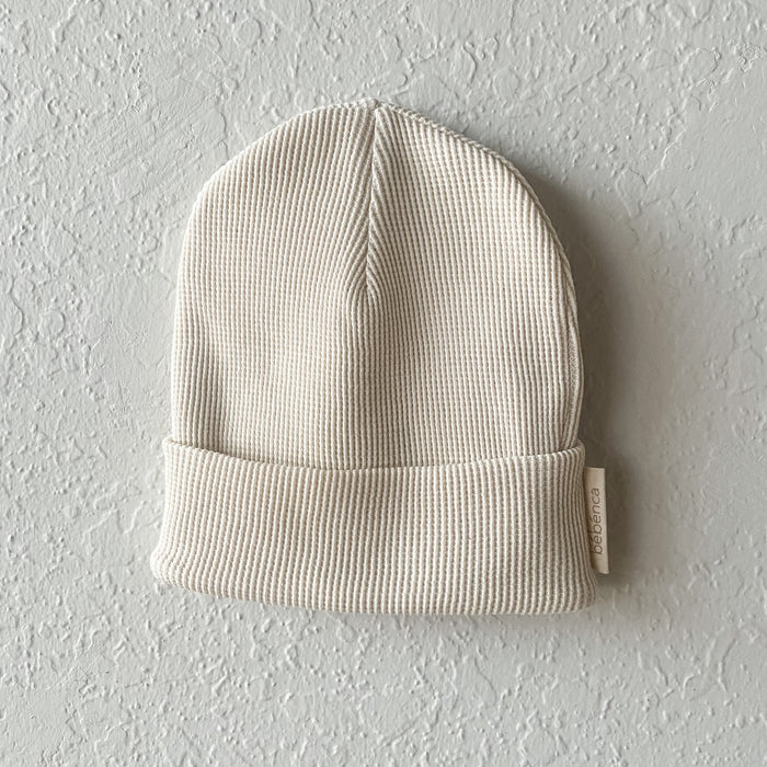 Organic Thermal Beanie - Unbleached/Undyed