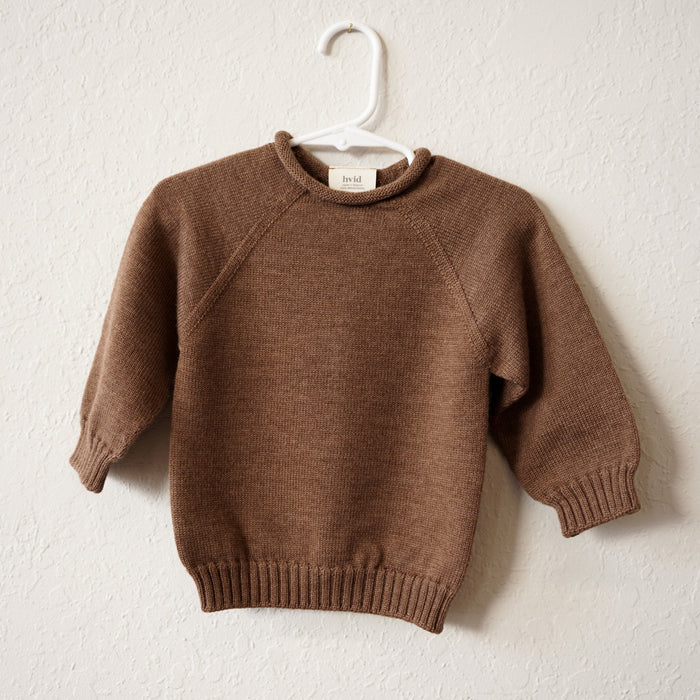 Georgette Merino Wool Knit Sweater - Mocha