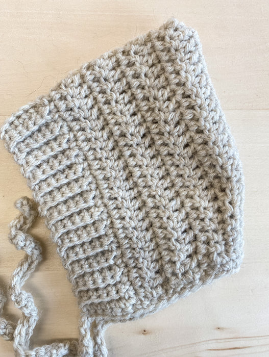 Ash Wool Blend Pixie Bonnet