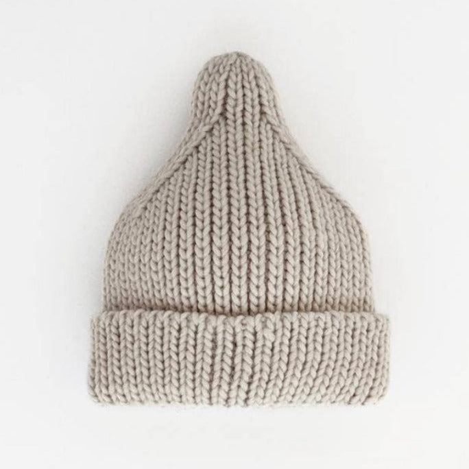 Peak Beanie Hat- Oatmeal