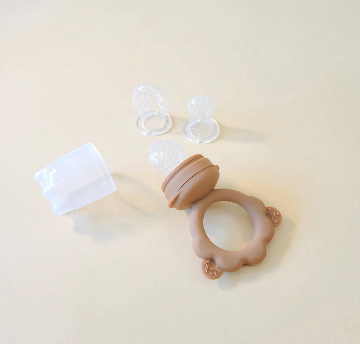 Teether Fruit Feeder- Mocha