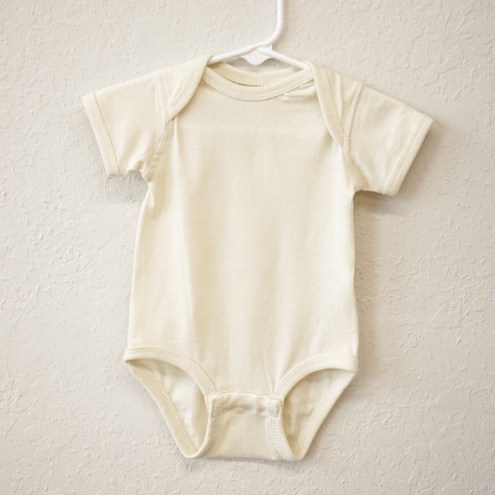 Basic Cotton Bodysuit- Butter