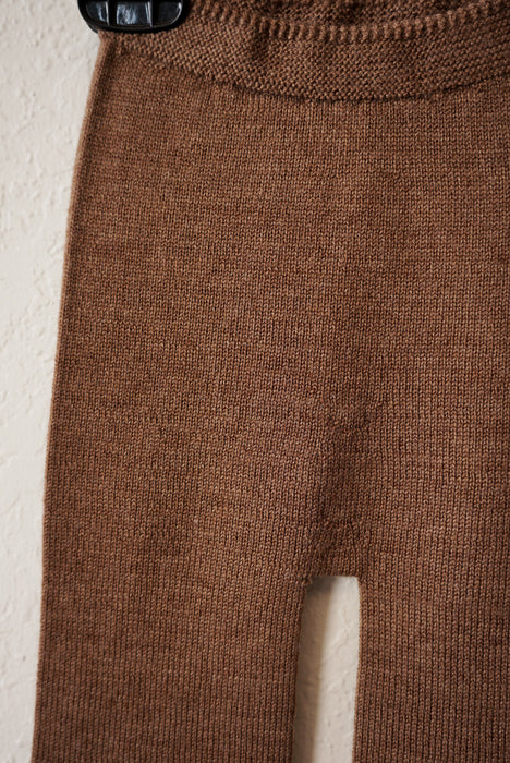 Guido Merino Wool Knit Pants - Mocha