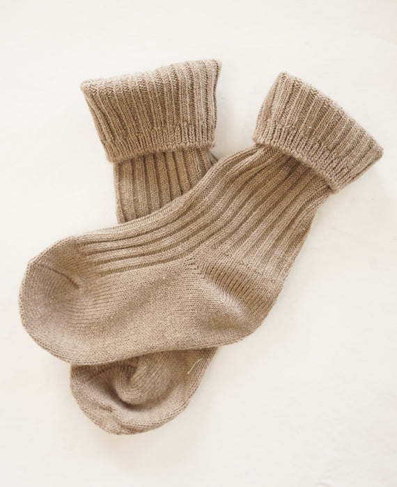 Knit Socks - Oak