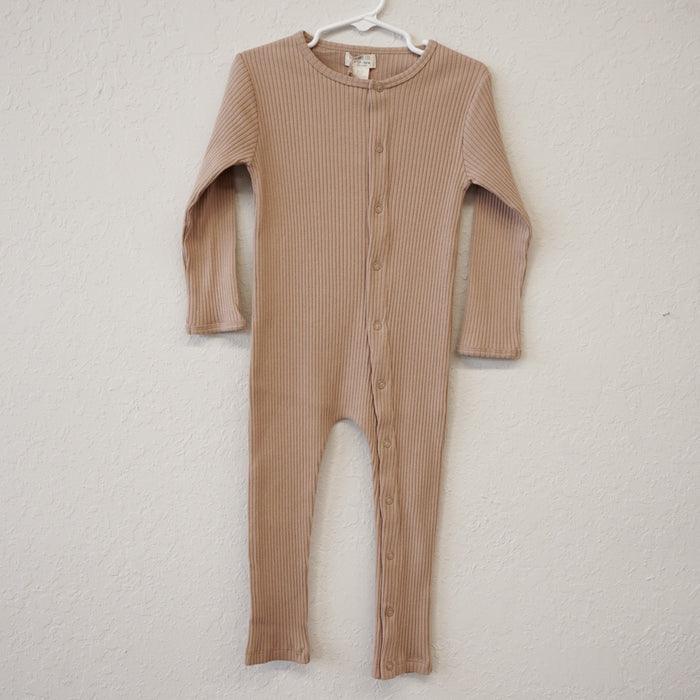 The Ribbed Pajama- Clay