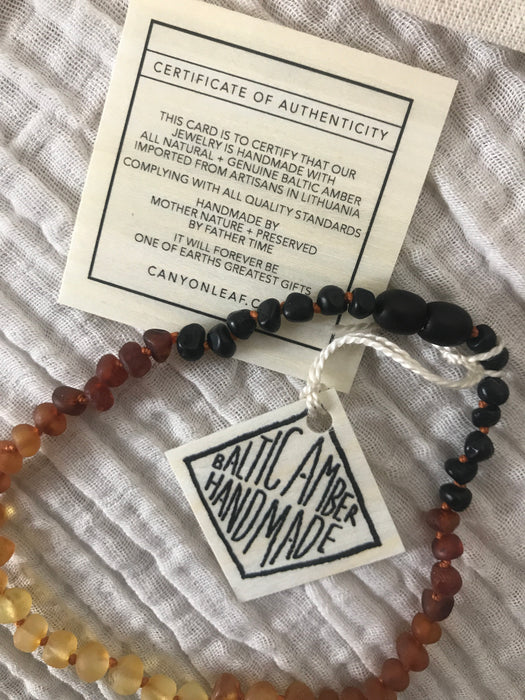 Raw Ombre Amber Necklace