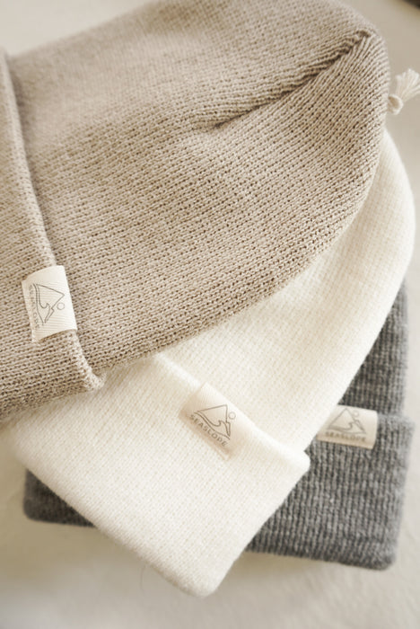 Knit Beanie- Dove
