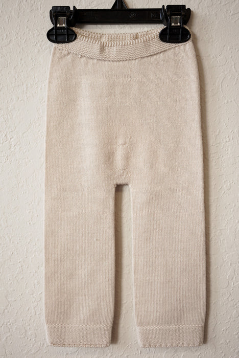 Guido Merino Wool Knit Pants - Off White