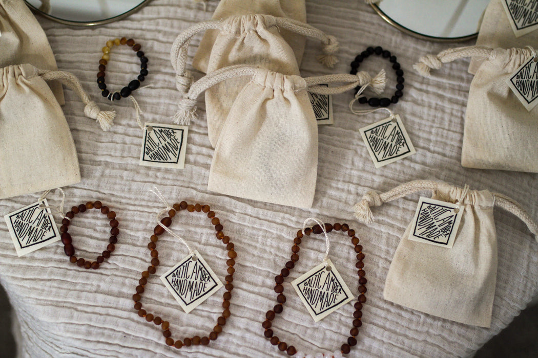 Raw Ombre Amber Anklet/Bracelet