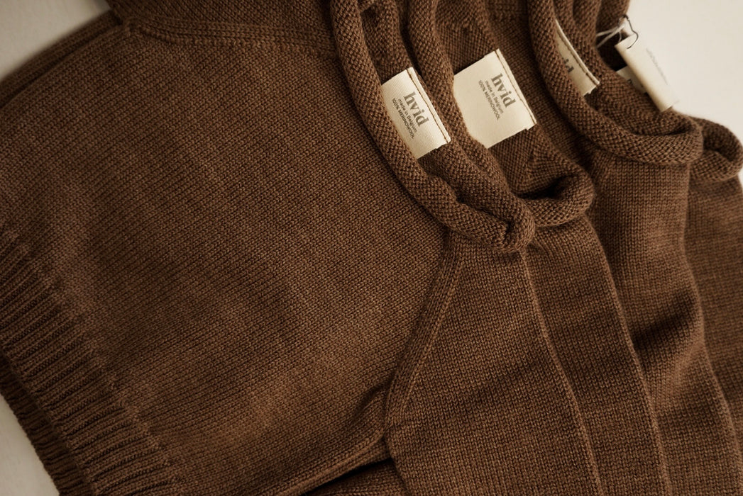 Georgette Merino Wool Knit Sweater - Mocha