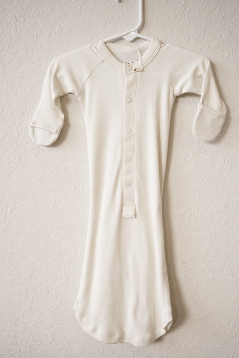 Bamboo Organic Convertible Gown - Cloud