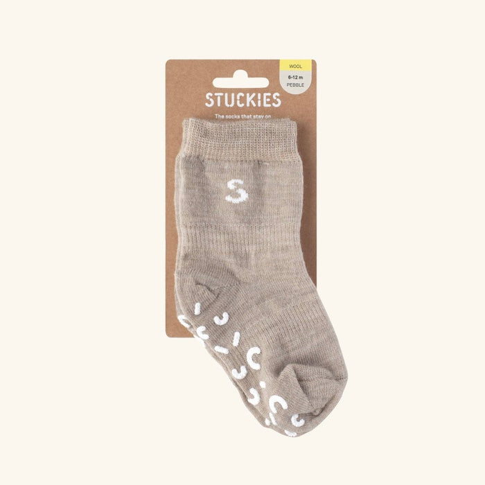 STUCKIES Socks- Wool Pebble