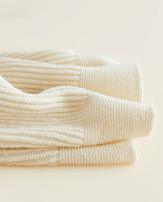 Gaston Merino Wool Blanket - White