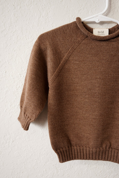 Georgette Merino Wool Knit Sweater - Mocha
