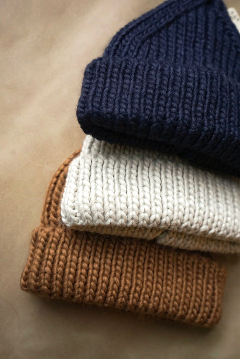 Peak Beanie Hat- Pecan