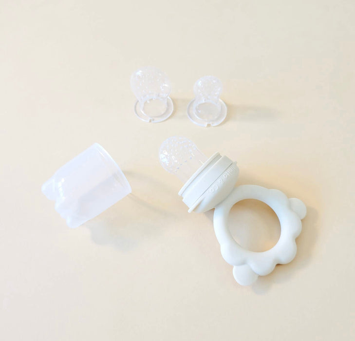 Teether Fruit Feeder- Cream