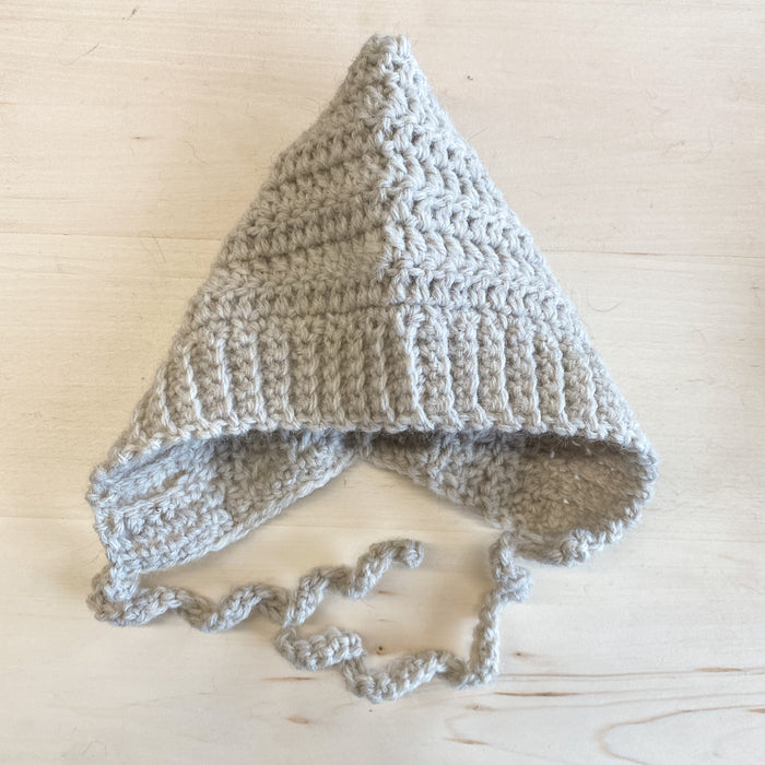 Ash Wool Blend Pixie Bonnet