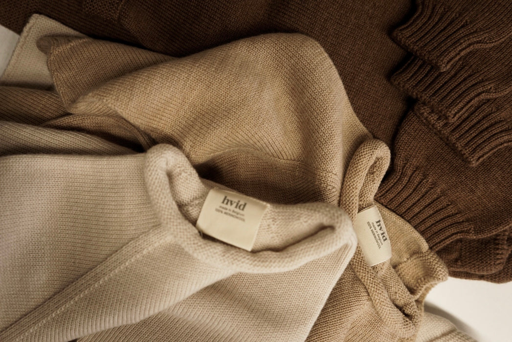 Georgette Merino Wool Knit Sweater - Mocha