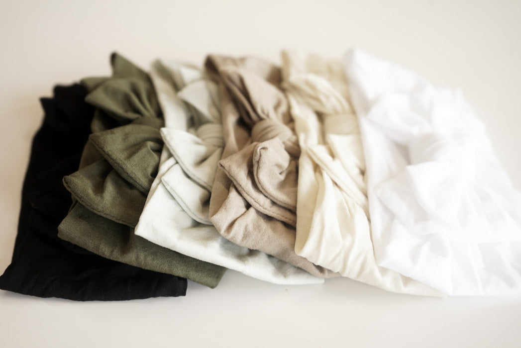 Double Bow Nylon Headbands