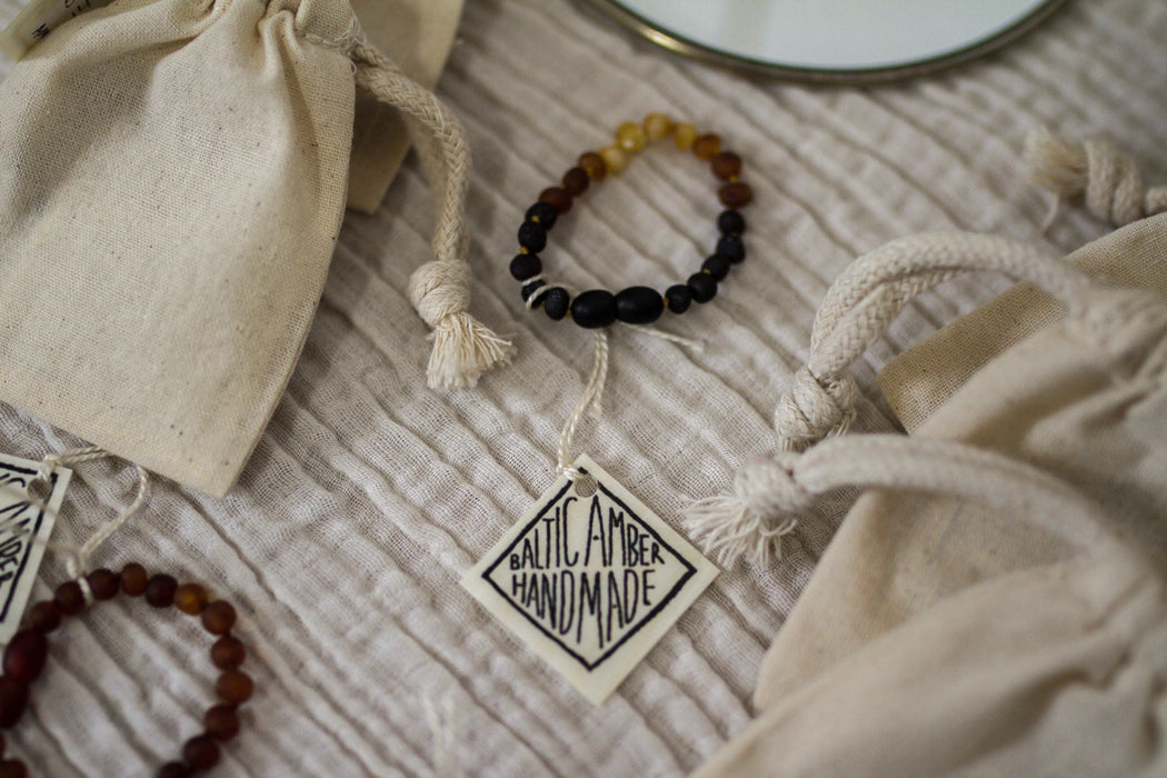 Raw Ombre Amber Anklet/Bracelet